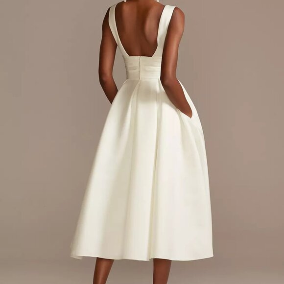 DB Studio White Wedding Dress - Picture 3 of 10